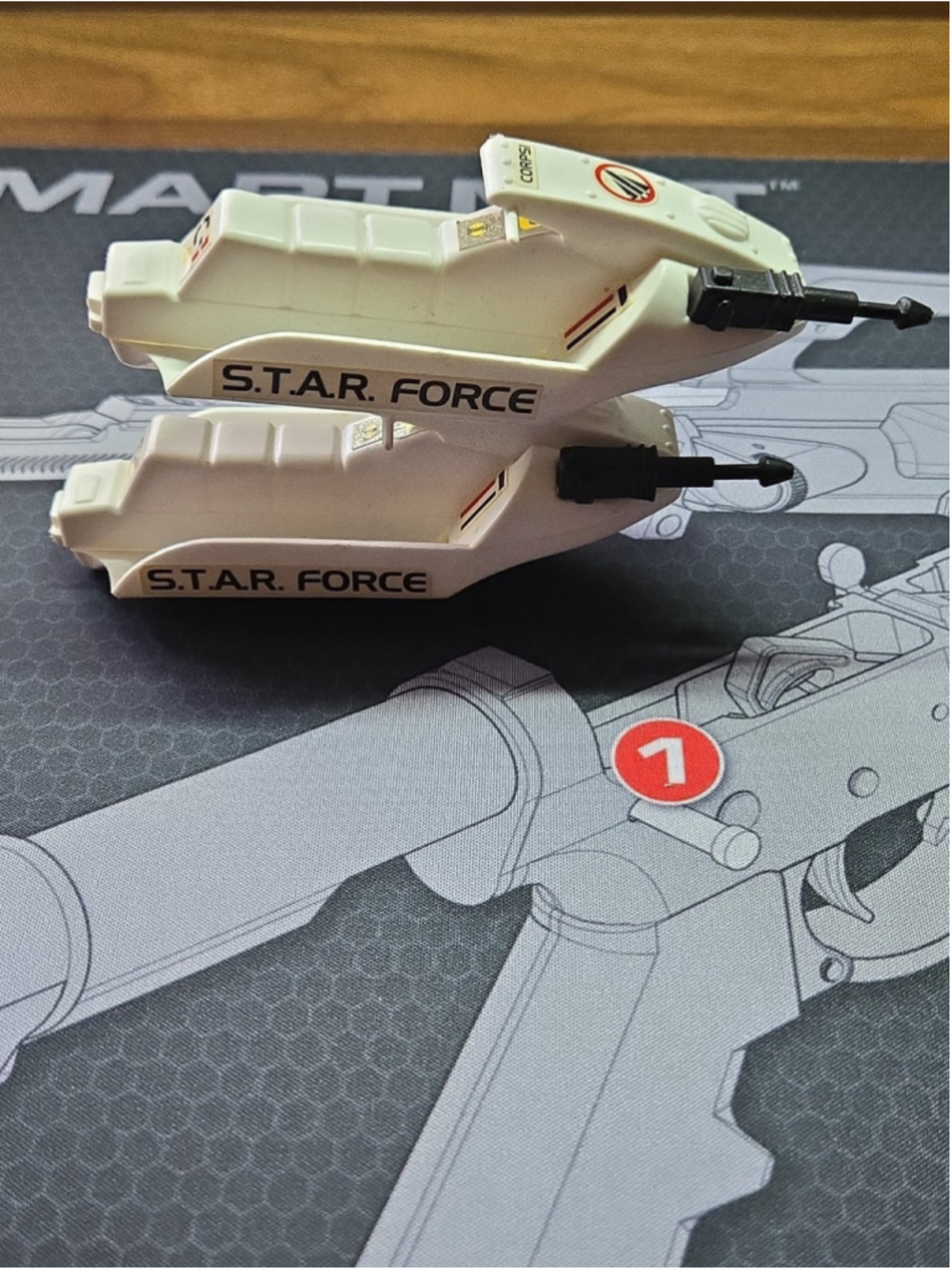 2 LANARD CORPS S.T.A.R. STAR FORCE Vehicle (Jet Ski) Space Sled Vintage - Picture 6 of 7